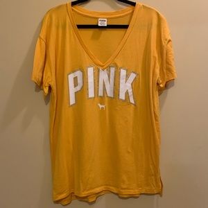 Yellow Oversized PINK by VS T-Shirt